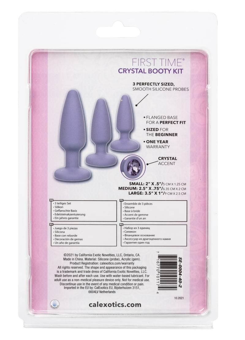 CalExotics First Time Crystal Booty Kit - Purple