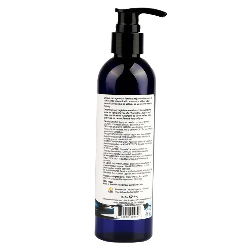 Earthly Body Water Slide Personal Lubricant 8 Oz