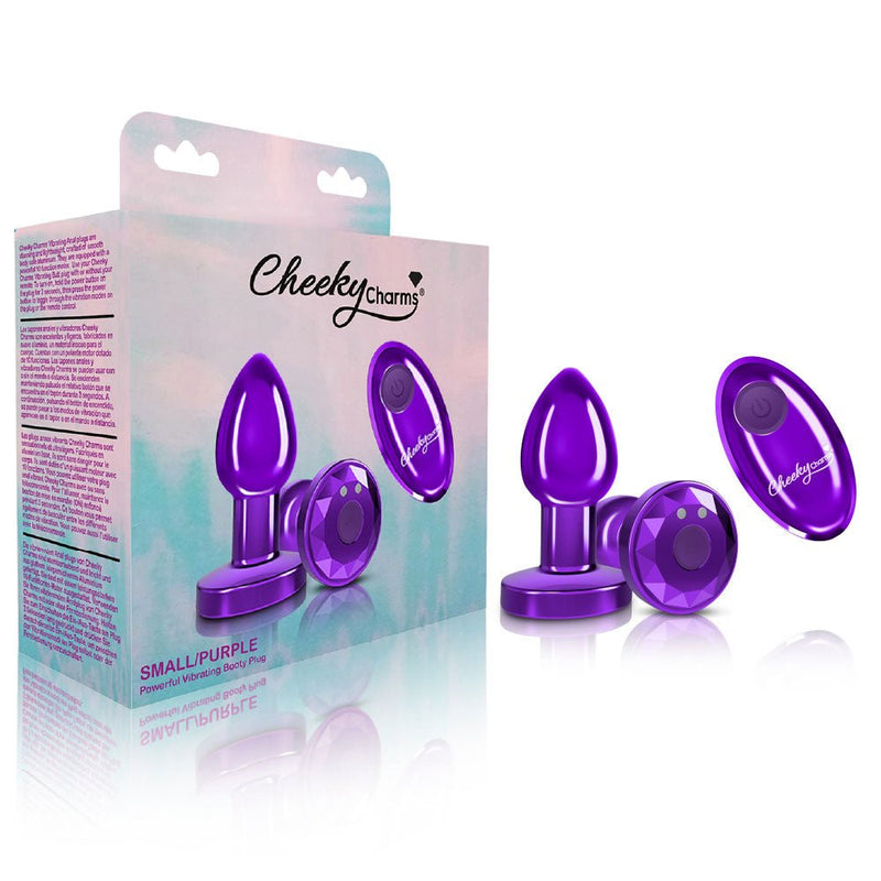 Viben Vibrating Purple Metal Remote Plug - Small