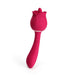 "Rhea - the Rose Clit Licking Tongue Vibrator and G Spot Massager - Pink H-TE-07-528RE"