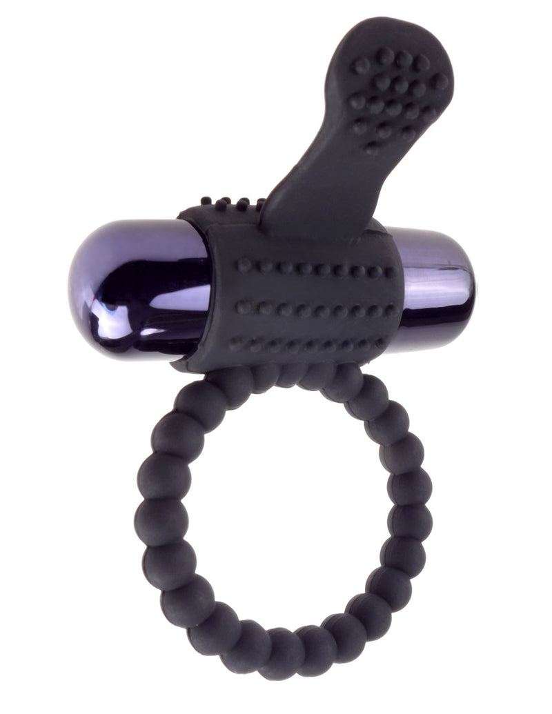 Pipedream Fantasy C-Ringz Vibrating Silicone Super Ring Black