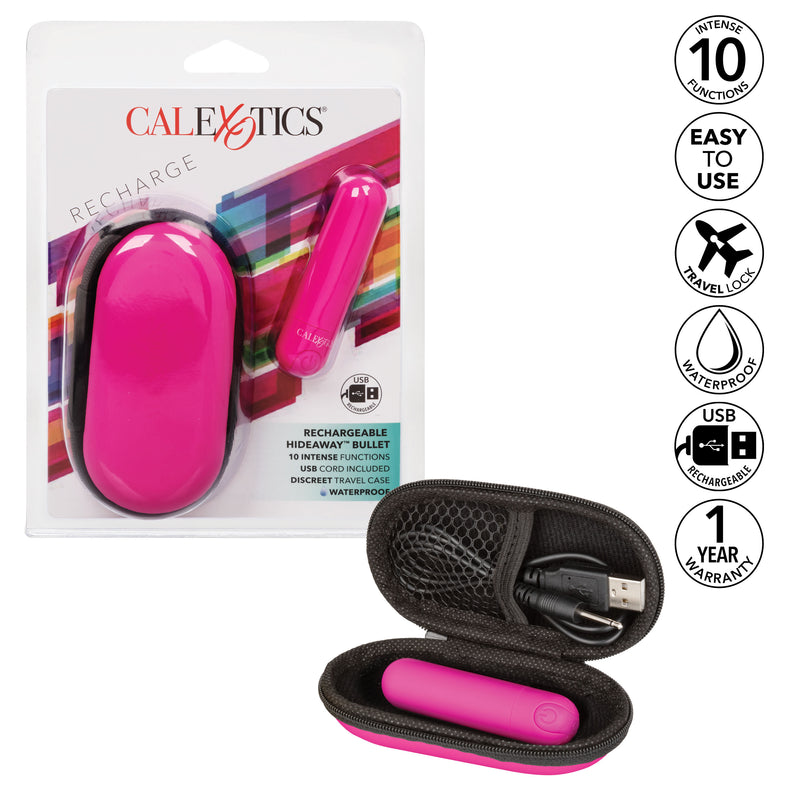 CalExotics Rechargeable Hideaway Bullet - Pink