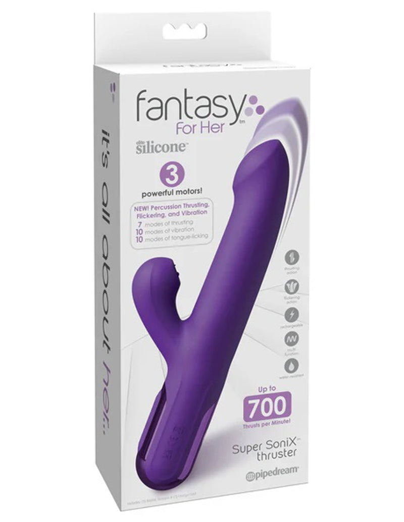 Pipedream Fantasy for Her Super Sonix Thruster - Purple