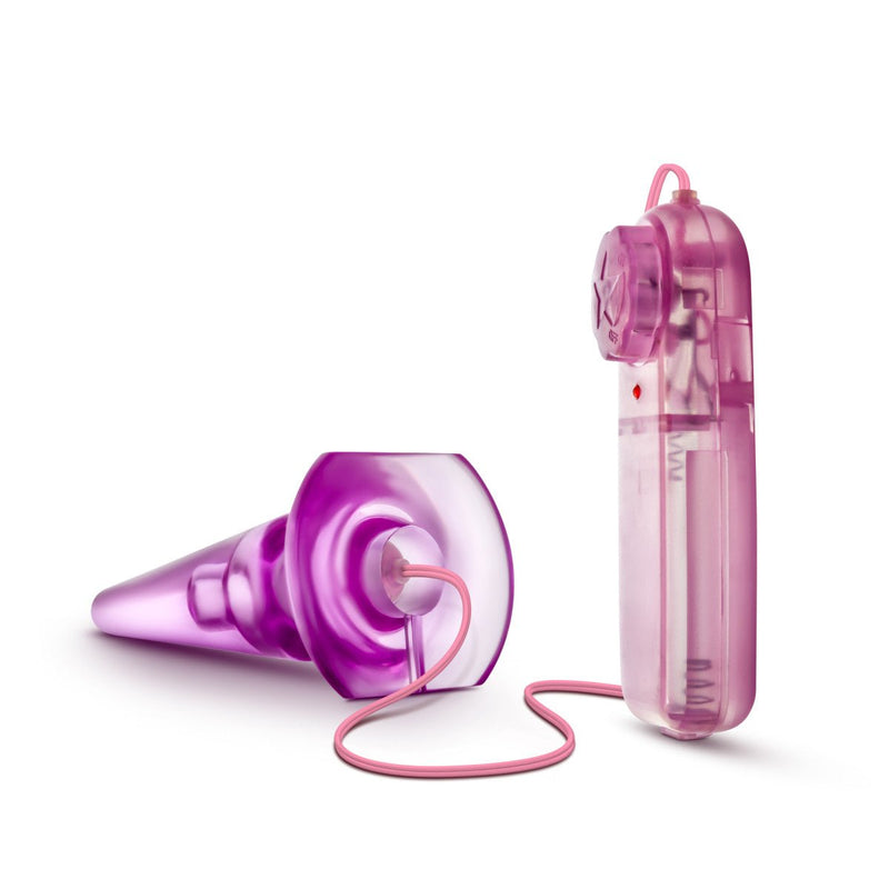 B Yours Basic Pleaser Remote-Control Pink 4-Inch Vibrating Anal Plug