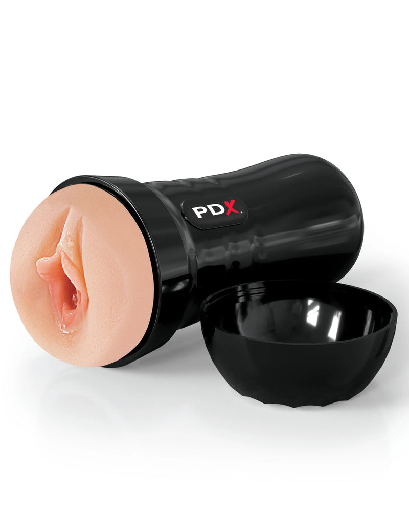 Pipedream Wet Pussies - Super Juicy Snatch Self-Lubricating Stroker - Light - Realistic Stroker Masturbator - Canister Masturbation Cup