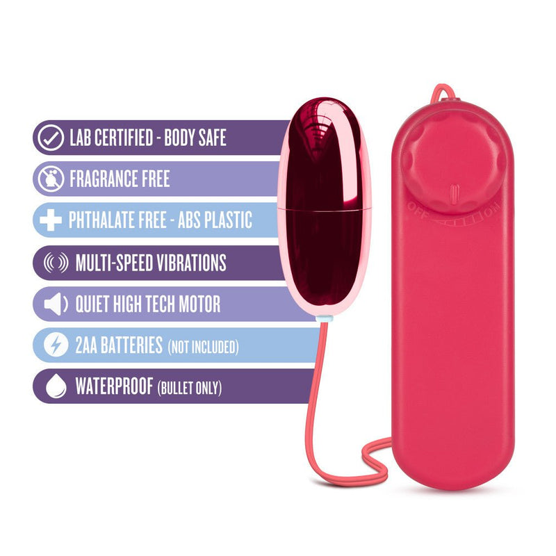 B Yours Power Bullet Cerise 2.25-Inch Vibrating Bullet