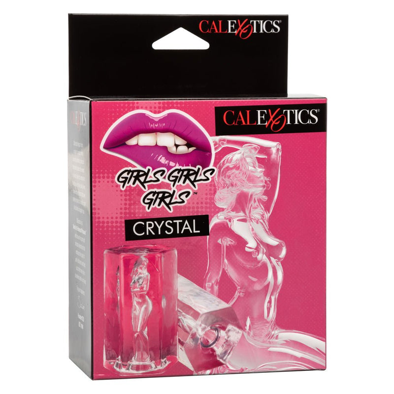 CalExotics Girls Girls Girls - Crystal - Clear - Stroker Masturbator - Pocket Pussy
