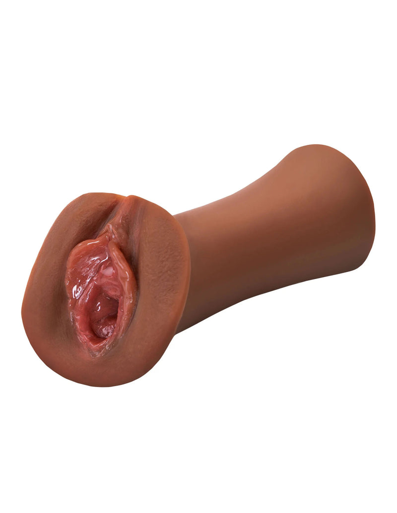 Pipedream Extreme Wet Pussies - Juicy Snatch - Brown - Stroker Masturbator - Realistic Pocket Pussy