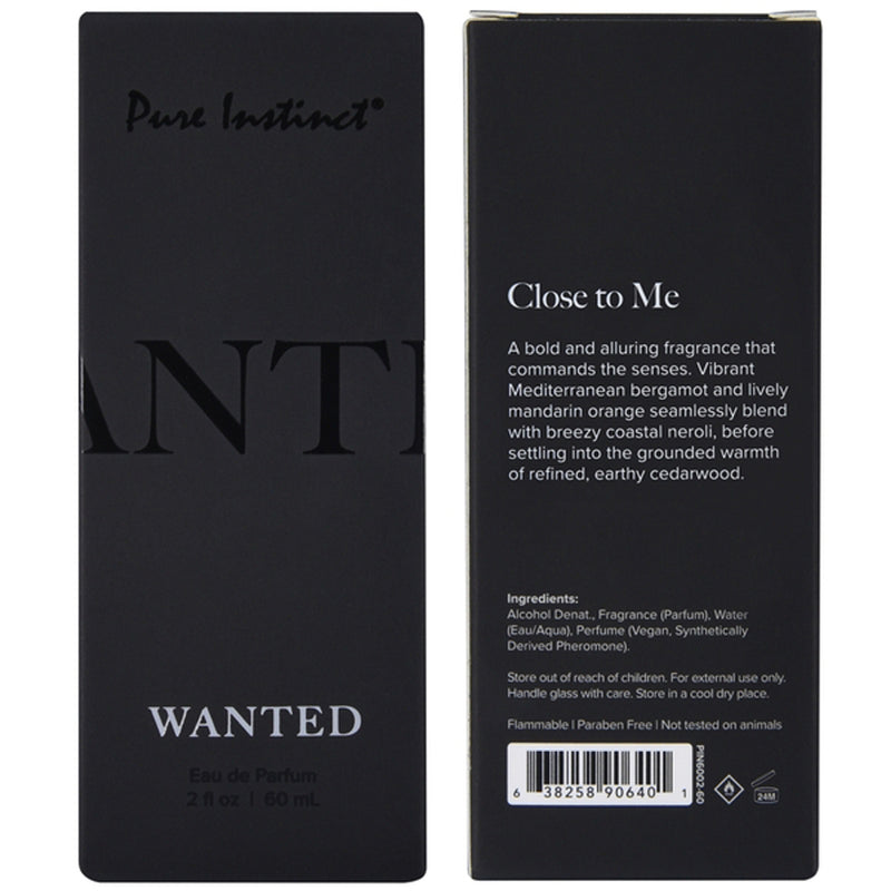 Classic Brands Pure Instinct Pheromone Eau De Parfum Wanted 2oz 60ml