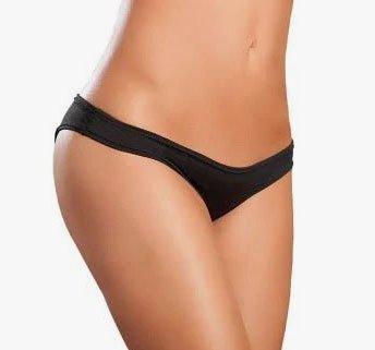 Mapale Flattering Mini Srunchy Panty - Medium/large - Black