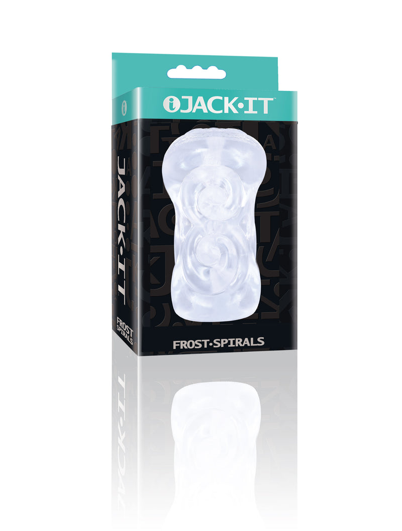 Icon Brands Jack-It Frost Stroker - Spirals - Stroker Masturbator - Pocket Pussy