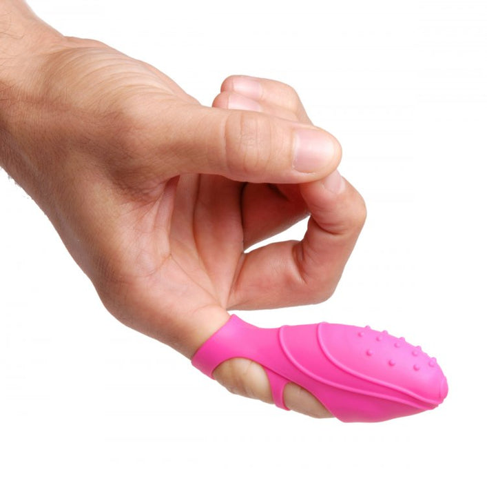 "Bang Her Silicone G-Spot Finger Vibe Pink FR-AD875"