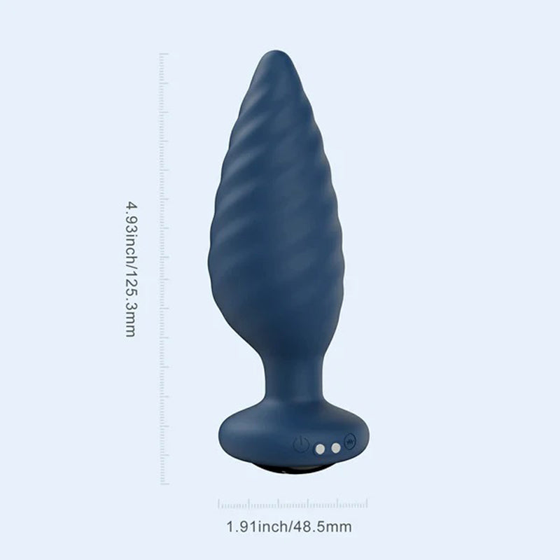 Honey Play Box Noah - App Controlled Rotating Butt Plug - Blue