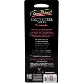 Doc Johnson Goodhead Booty Licker Spray Watermelon 1 Fl