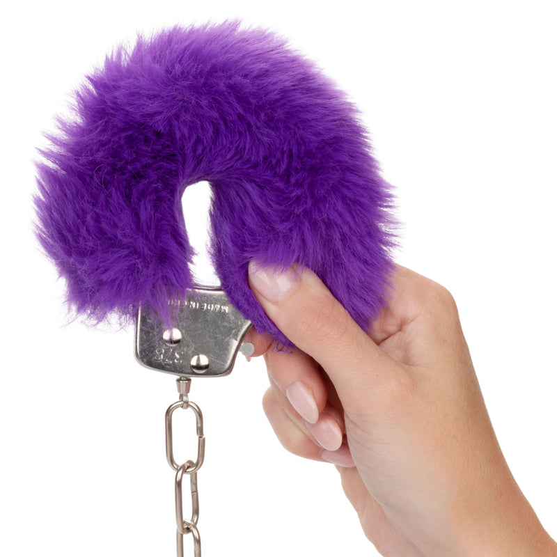 CalExotics Ultra Fluffy Furry Cuffs - Purple