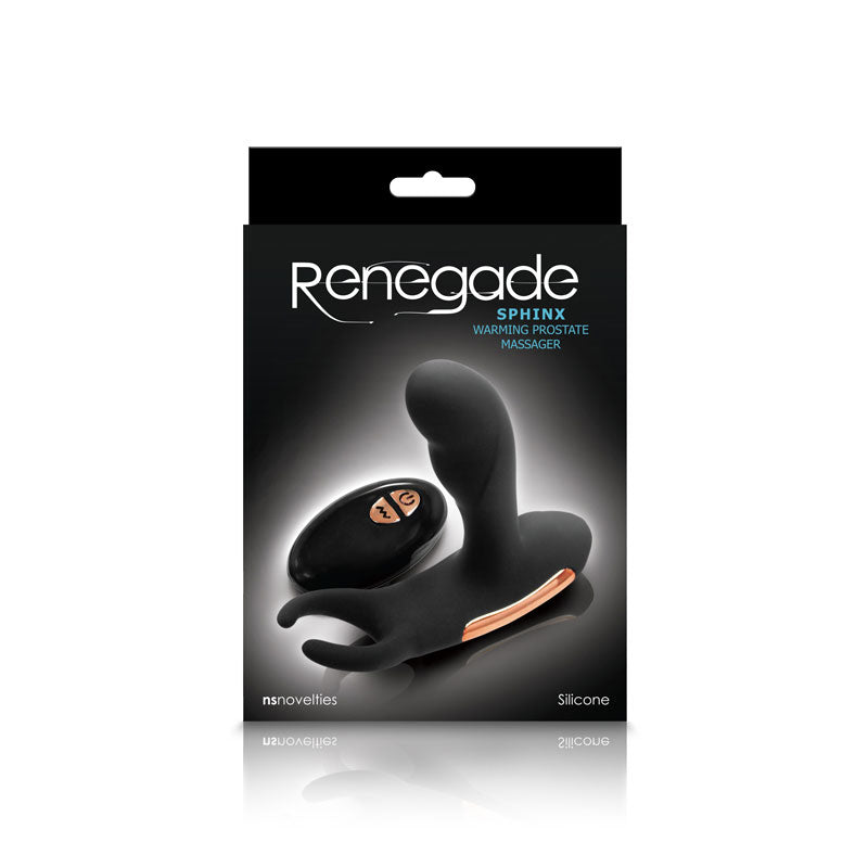 nsnovelties Renegade - Sphinx - Warming Prostate Massager - Black