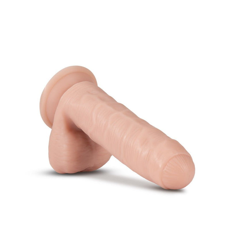 Coverboy Tony The Waiter Realistic Vanilla 7-Inch Long Dildo With Balls & Suction Cup Base