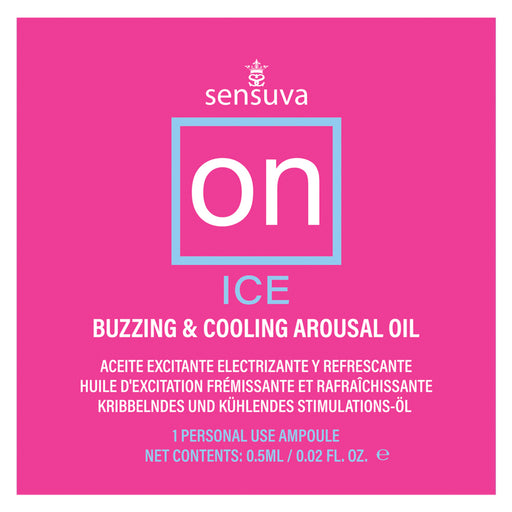 "On Ice Buzzing & Cooling Female Arousal Oil - 0.01 Oz. Ampoule SEN-VL511"