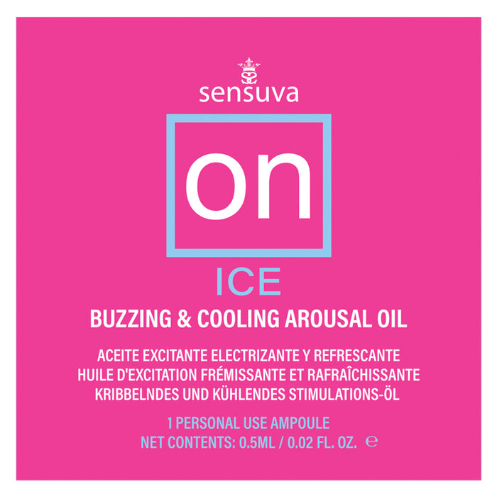 "On Ice Buzzing & Cooling Female Arousal Oil - 0.01 Oz. Ampoule SEN-VL511"