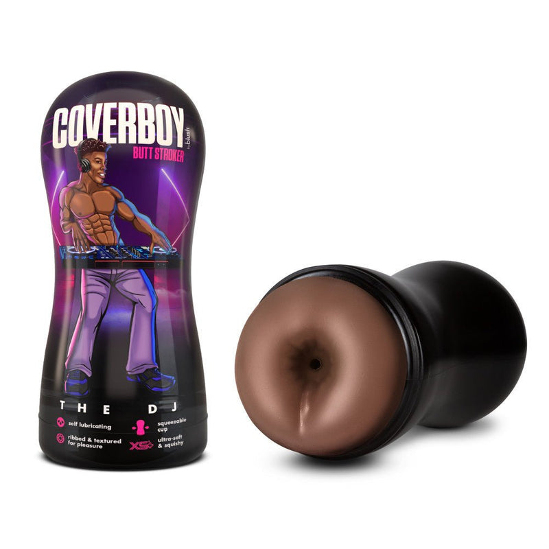 Coverboy The DJ Self Lubricating Realistic Brown Butt Stroker