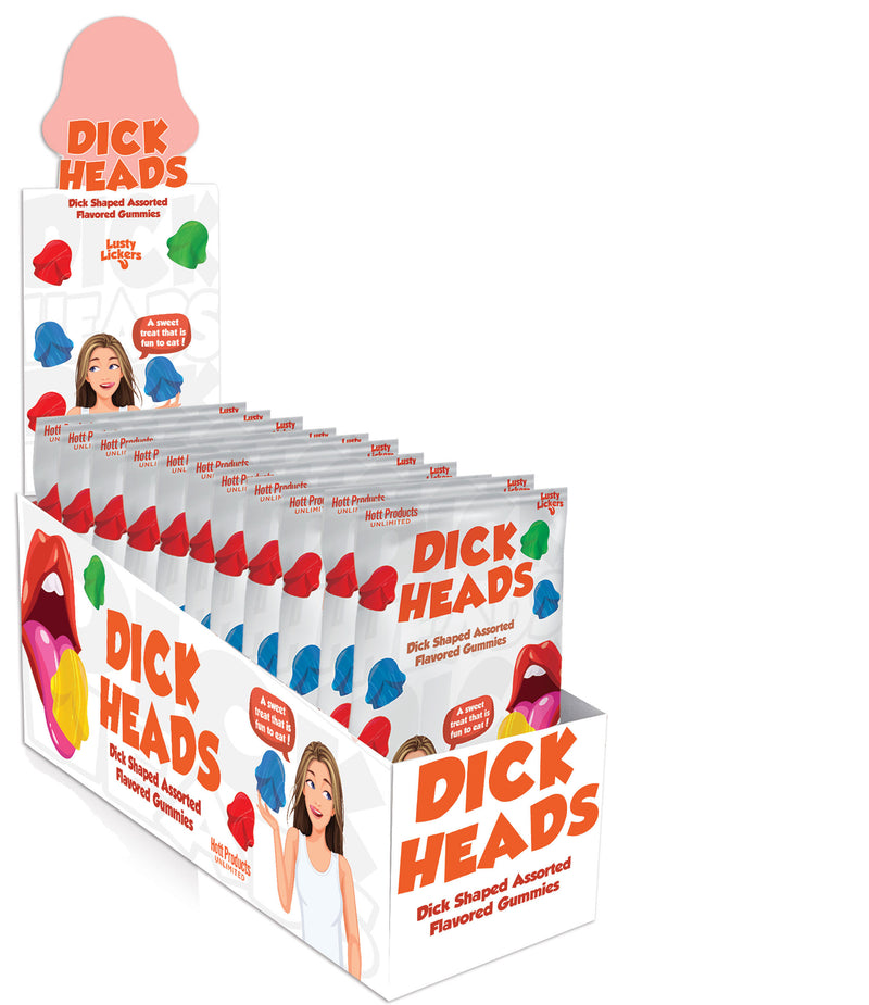 Hott Products Dick Heads Gummies - Dick Shaped Gummies - Assorted Flavors