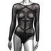 "Radiance Long Sleeve Body Suit - Queen - Black SE3002163"