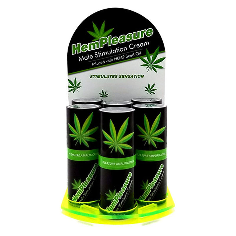 Body Action Hempleasure for Men .5 Oz 6 Bottle Display