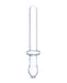 "9.25 Inch Classic Smooth Dual-Ended Dildo - Clear GLAS-166"