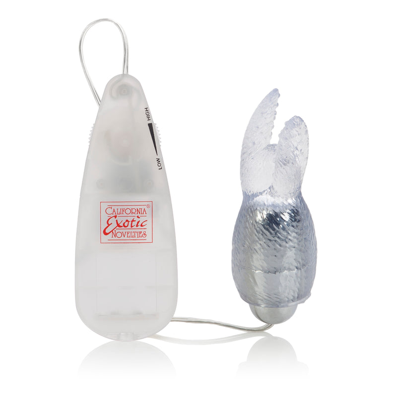 CalExotics Pocket Exotics Snow Bunny Bullet - Clear