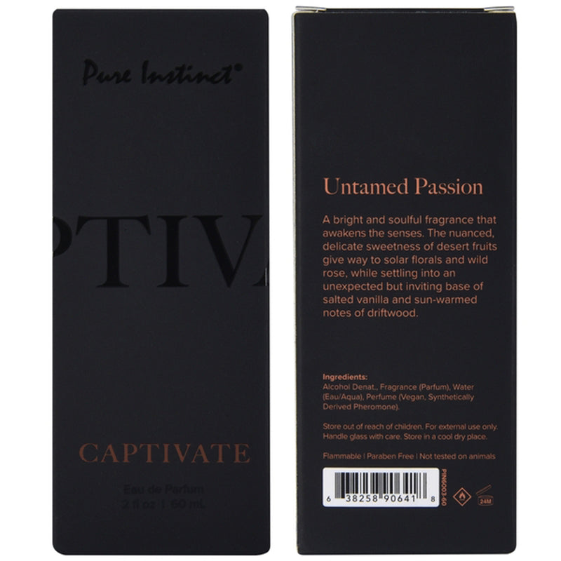 Classic Brands Pure Instinct Pheromone Eau De Parfum Captivate 2oz 60ml