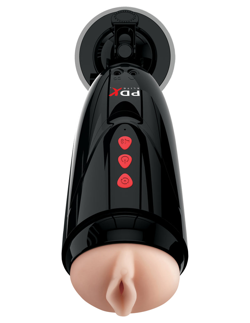 Pipedream PDX Elite Dirty Talk Starter Stroker - Realistic Stroker Masturbator - Canister Masturbation Cup