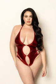 "Lame Teddy With Keyholes - Queen Size - Red STM-11640XPRDQ"