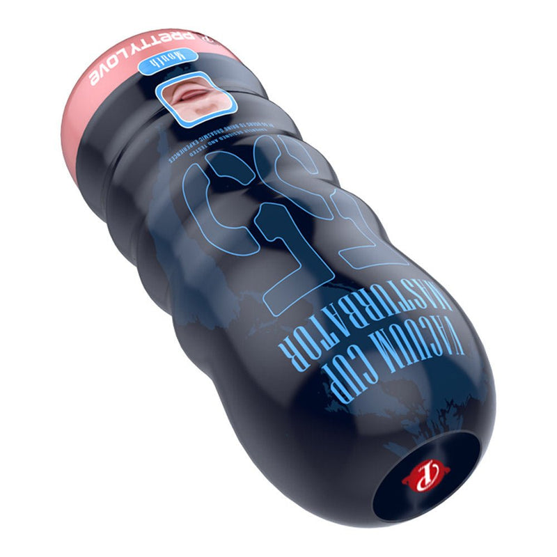 Pretty Love - Mouth - Realistic Stroker Masturbator - Canister Masturbation Cup