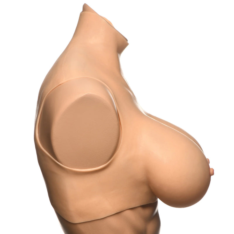 XR Brands Perky Pair G-Cup Silicone Breasts - Light