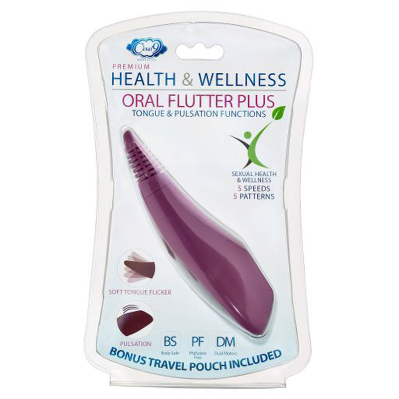 Cloud 9 Novelties Health and Wellness Oral Flutter Plus - Plum