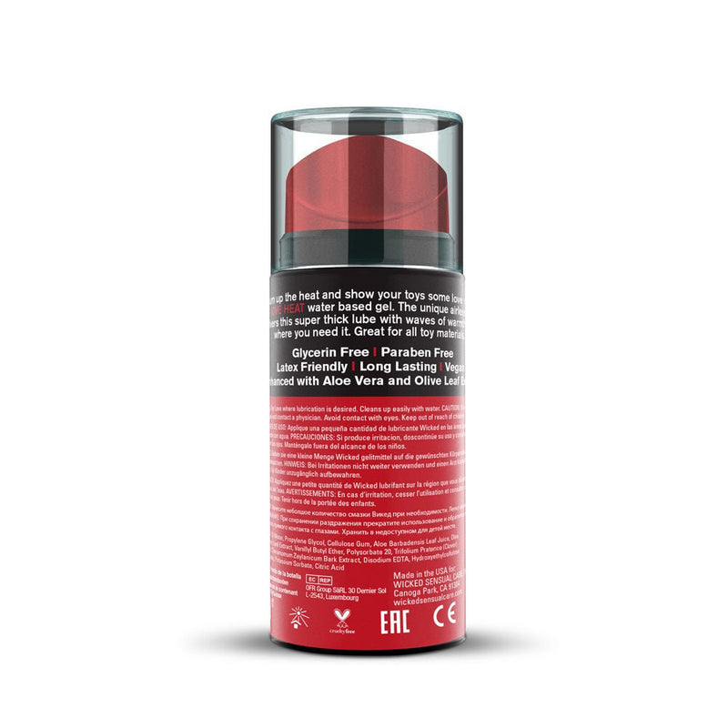 Wicked Sensual Care Toy Fever Warming Lubricating Gel for Intimate Toys - 3.3 Fl. Oz.
