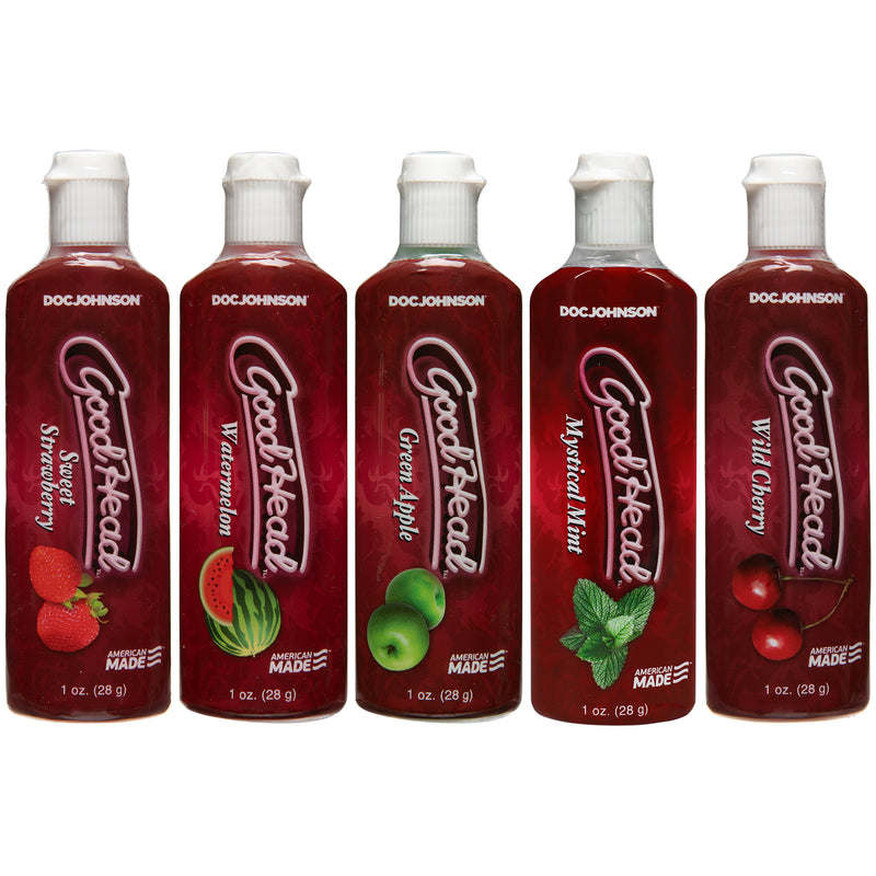 Doc Johnson Good Head - Oral Delight Gel - 5 Pack