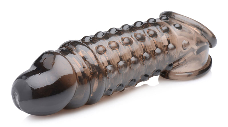 XR Brands 1.5 Inch Penis Enhancer Sleeve - Smoke