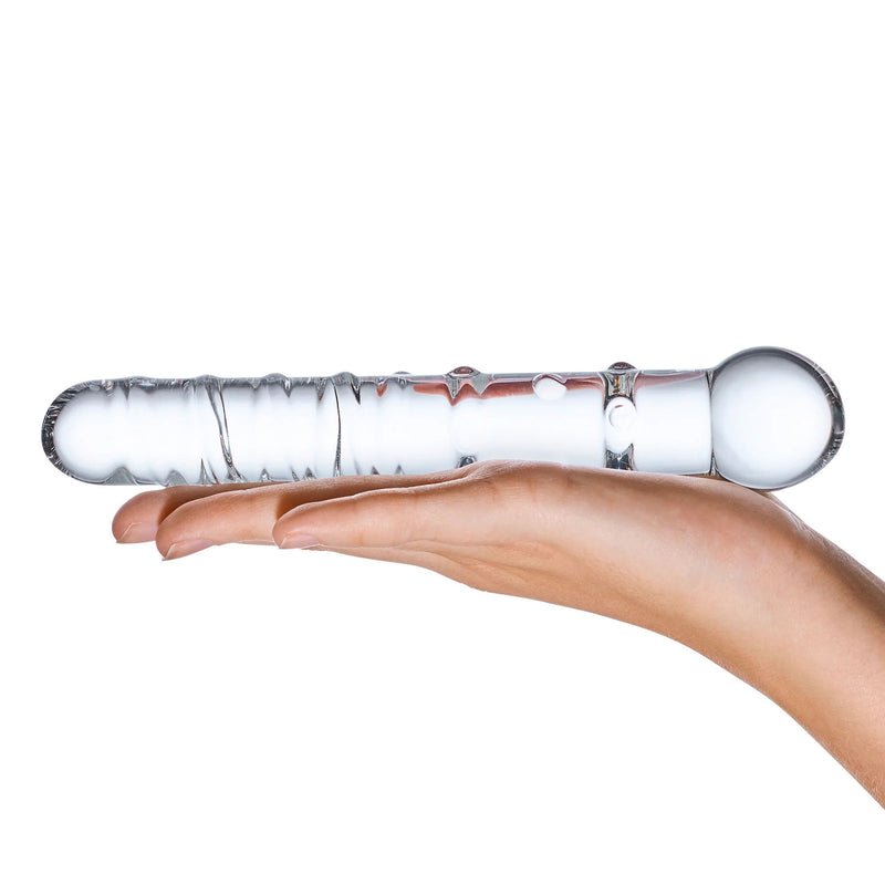 Electric Novelties Callisto Clear Glass Dildo