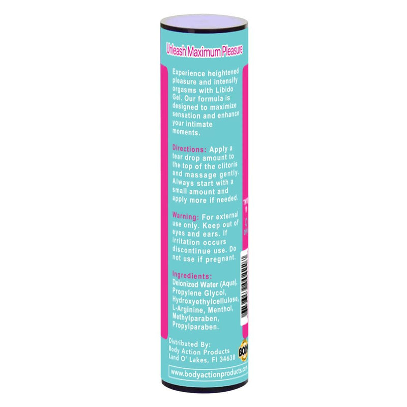 Body Action Libido Gel Female Arousal Gel - 0.5oz Bottle