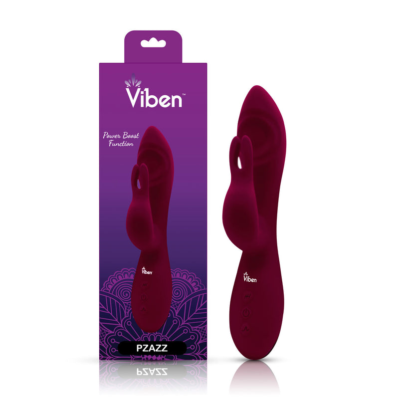 Viben Pzazz G-Spot Thumping Rabbit - Ruby
