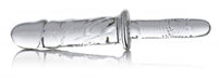 "Brutus Glass Dildo Thruster - Clear MS-AF178"