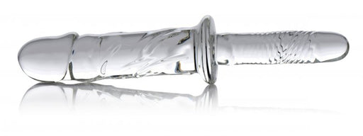 "Brutus Glass Dildo Thruster - Clear MS-AF178"