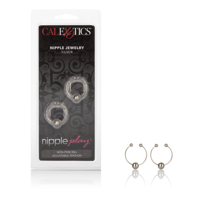 CalExotics Nipple Play Nipple Jewelry - Silver