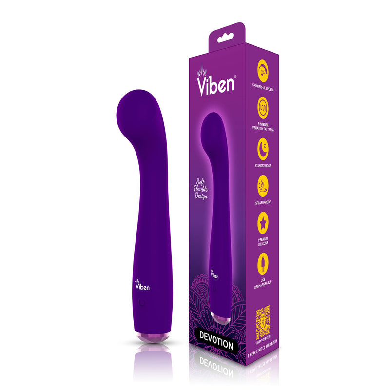 Viben Devotion G-Spot Massager - Violet