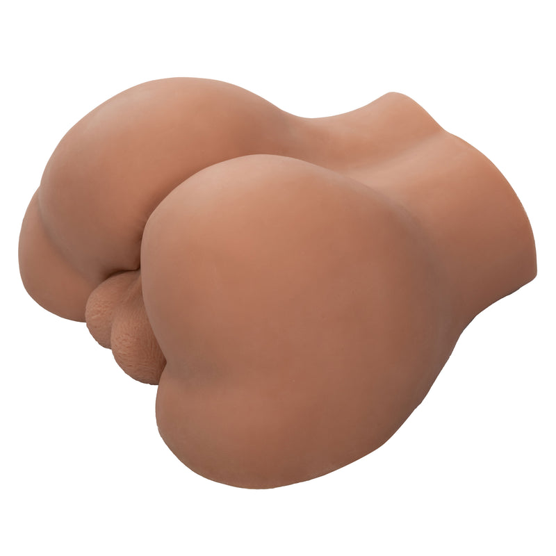 CalExotics Stroke It Bottom Banger - Brown - Stroker Masturbator - Realistic Body Part Stroker