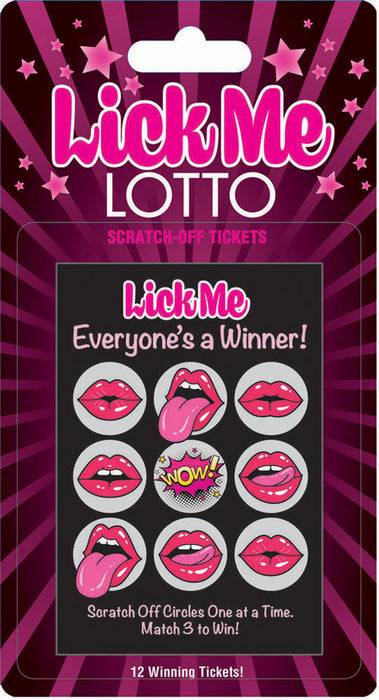 "Lick Me Lotto 12 Winning Tickets! LG-BG069"