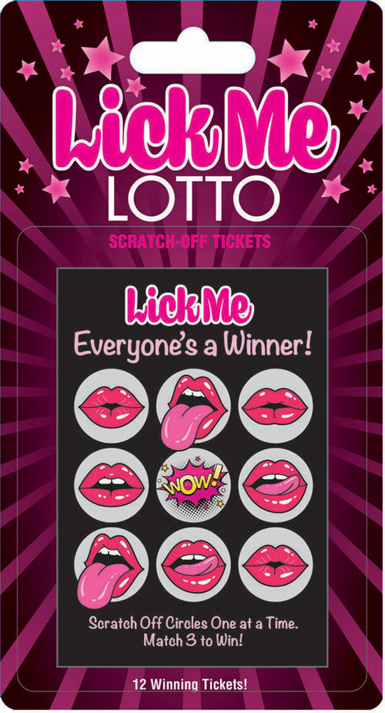 Little Genie Lick Me Lotto 12 Winning Tickets!