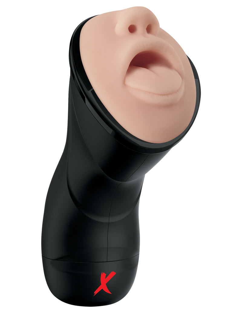 Pipedream PDX Elite Deep Throat Vibrating Stroker - Automatic Stroker Masturbator - Canister Masturbation Cup