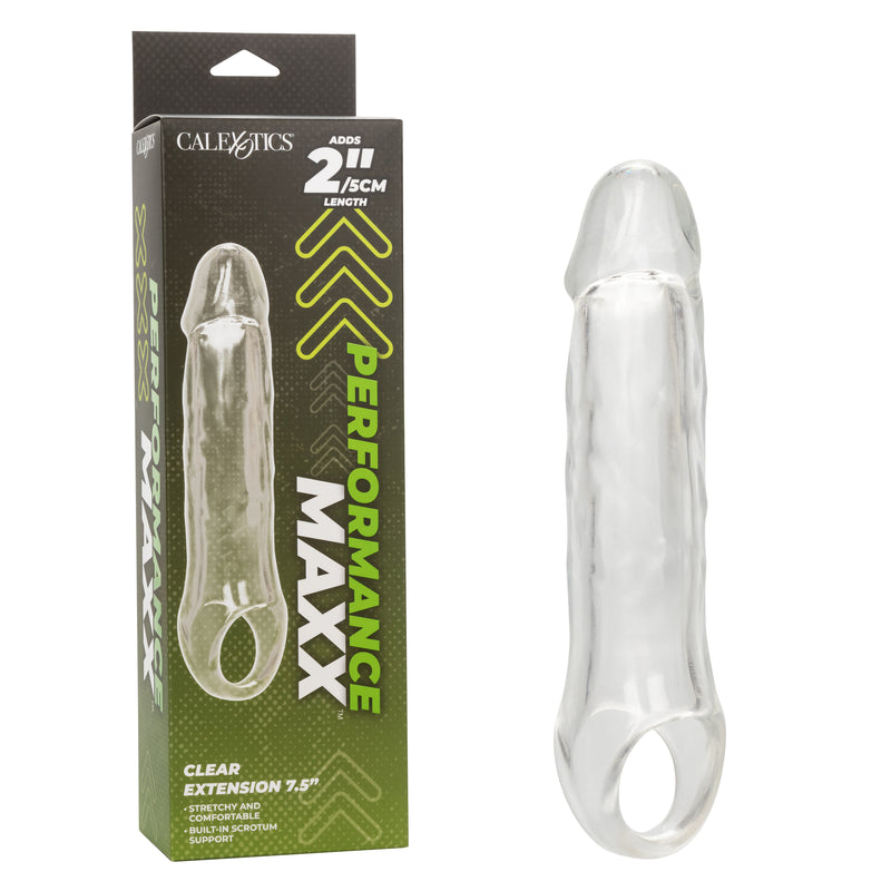 CalExotics Performance Maxx Clear Extension - 7.5 Inch - Clear